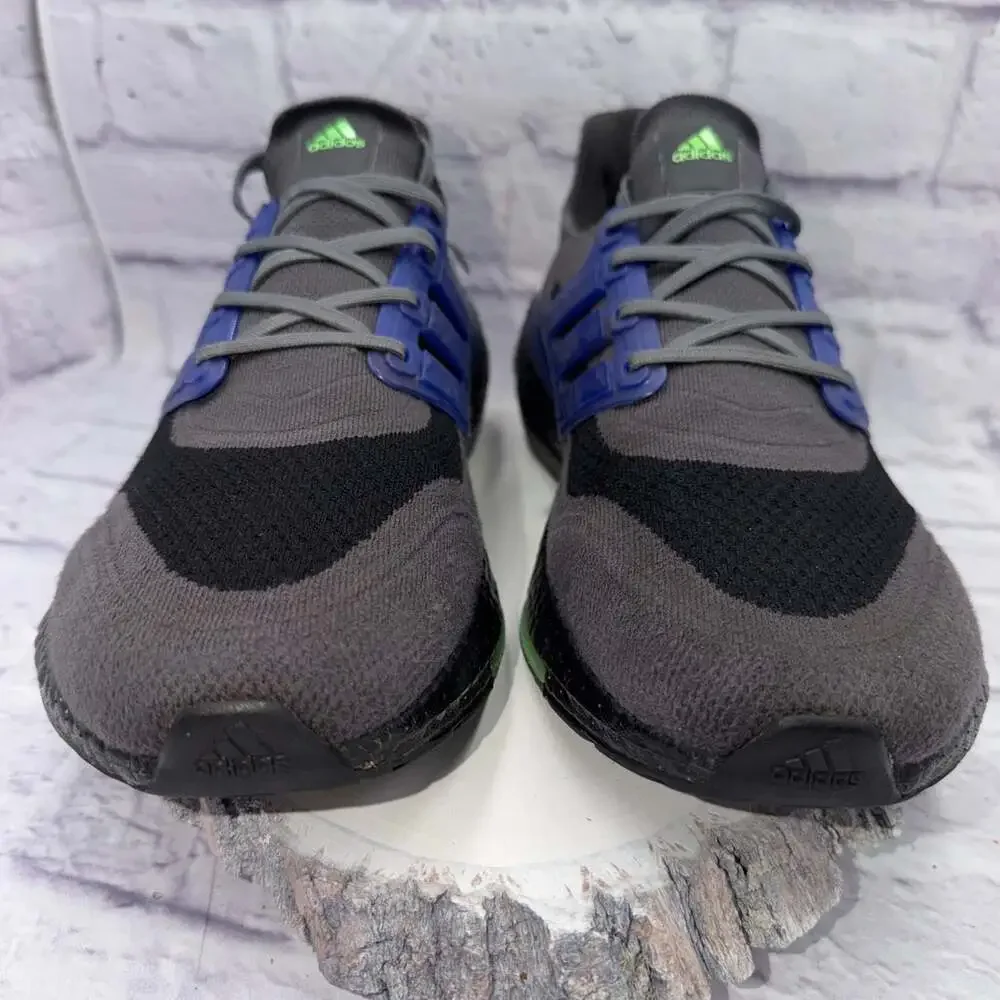 Adidas Ultraboost 21 Mens Size 12 Running Shoes Gray Sonic Ink Sneaker S23871